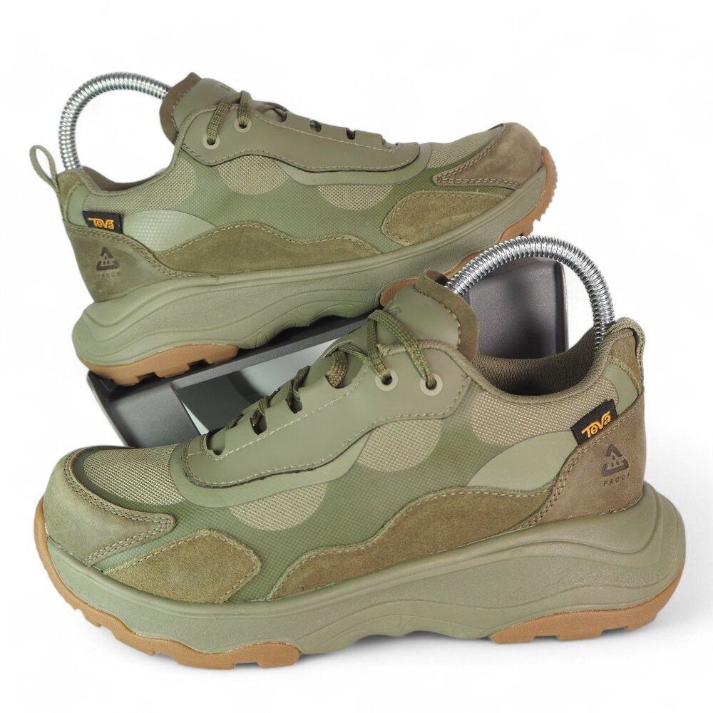 Teva Geotrecca Low RP Outdoor Hiking Shoes "Burnt‎ Olive" Sample FX10 Women's 7